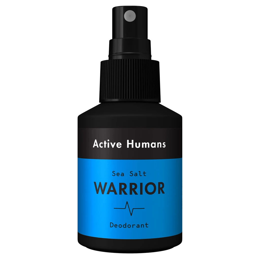 Active Humans Warrior Deodorant Spray - Sea Salt (60 mL)