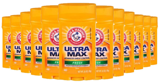 Arm & Hammer Deodorant UltraMax Solid Fresh, 2.6 oz - 12 Pack